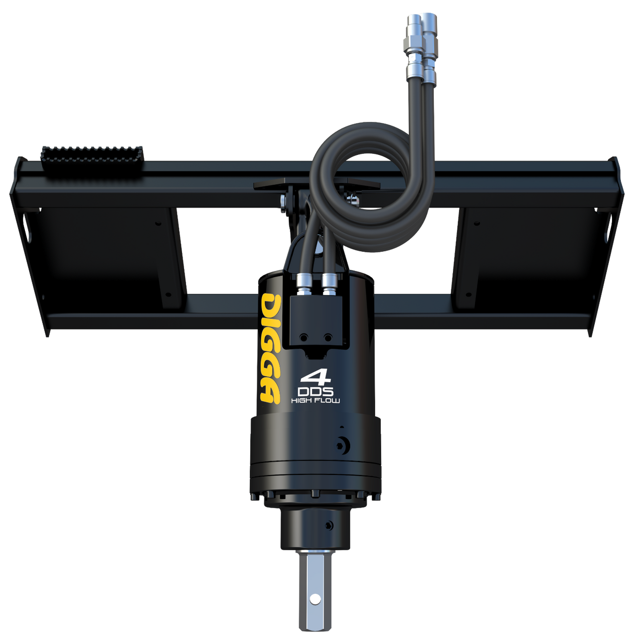 Digga Skid Steer Auger for Mid Flow Loaders up to 30 GPM,3821 Ft Lbs,w 36" Bit