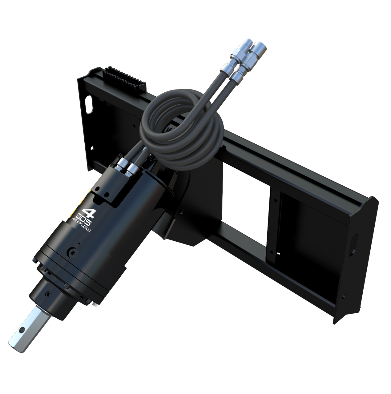 Digga Skid Steer Auger for Mid Flow Loaders up to 30 GPM,3821 Ft Lbs,w 36" Bit