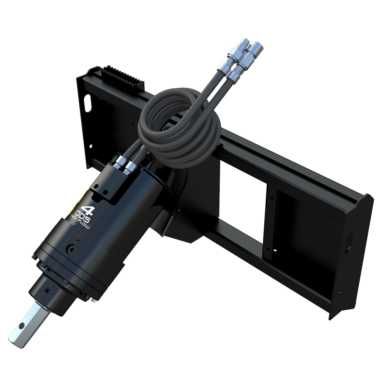 Digga Skid Steer Auger for Mid Flow Loaders up to 30 GPM,3821 Ft Lbs,w 36" Bit