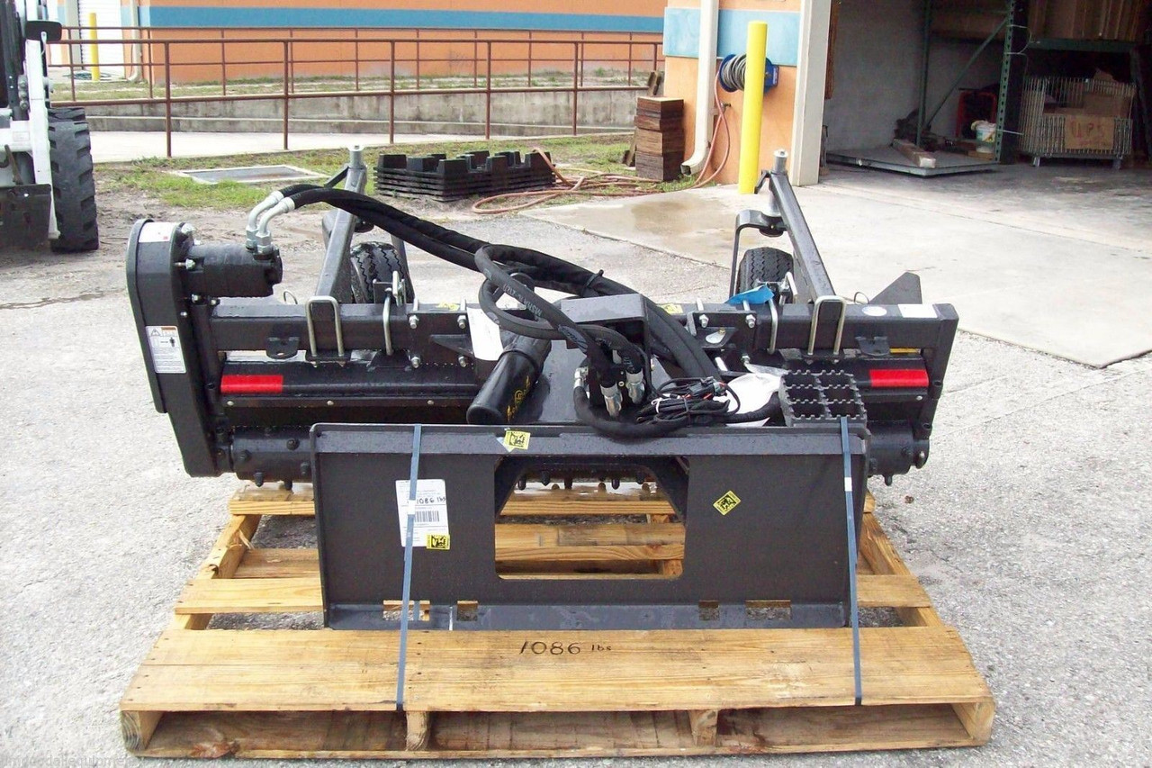 Harley Landscape Power Rake,M6H 6' Hydraulic Angle Set Up For Kubota SVL Harness