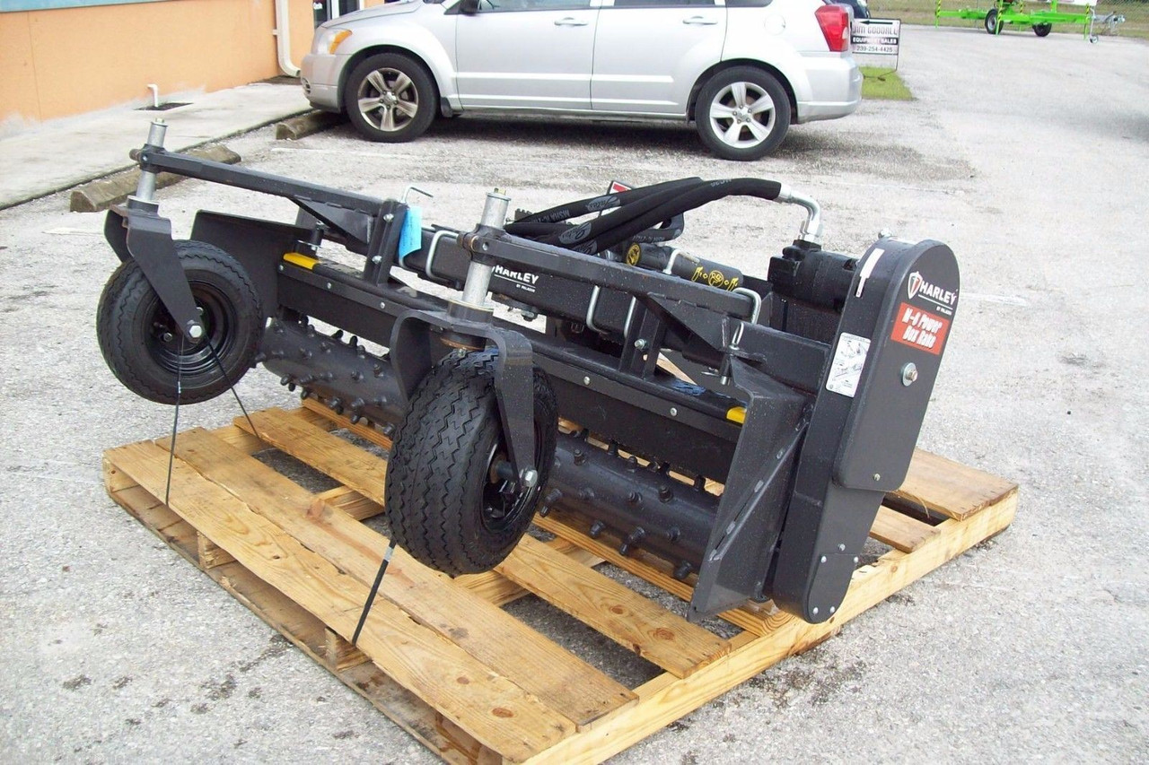 Harley Landscape Power Rake,M6H 6' Hydraulic Angle Set Up For Kubota SVL Harness