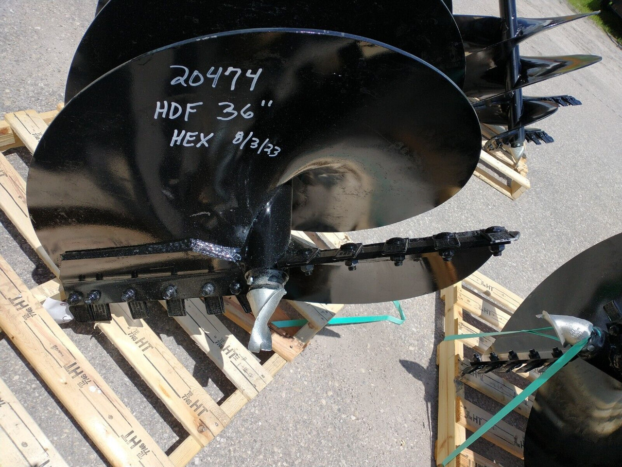 MCMILLEN 36" x 4' HDF AUGER BIT W/2" HEX FITS ALL 2" HEX AUGER DRIVES # 20474