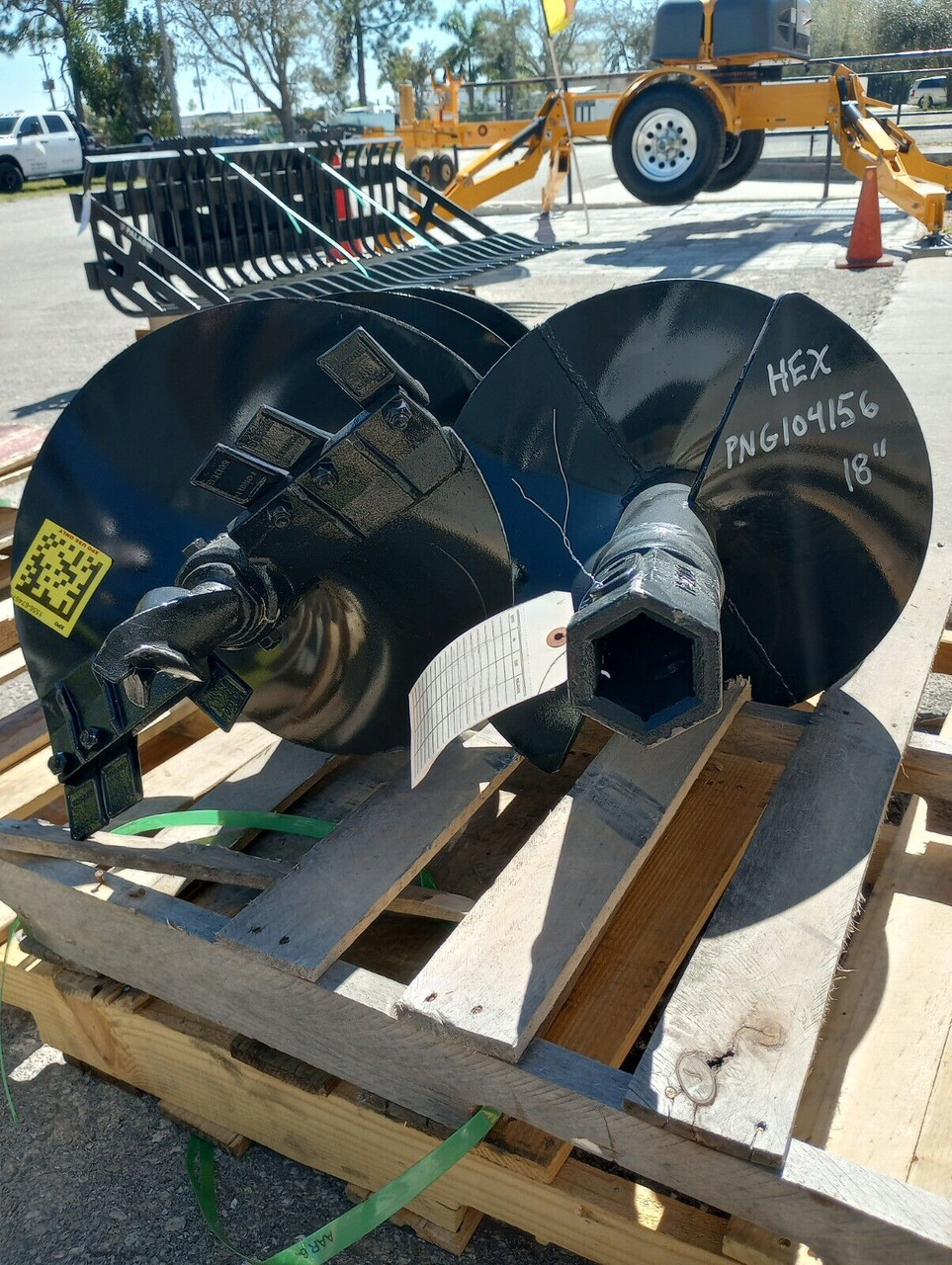 PENGO 18" x 4' HDF AUGER BIT W/2" HEX FITS ALL 2" HEX AUGER DRIVES # PNG104156