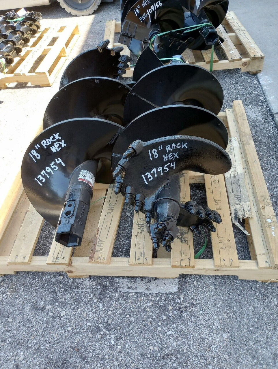 PENGO 18" x 4' SRR ROCK RIPPER AUGER BIT W/2" HEX FITS ALL 2" HEX AUGER DRIVES