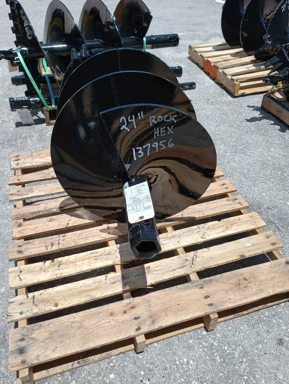 PENGO 24" x 4' SRR ROCK RIPPER AUGER BIT W/2" HEX FITS ALL 2" HEX AUGER DRIVES