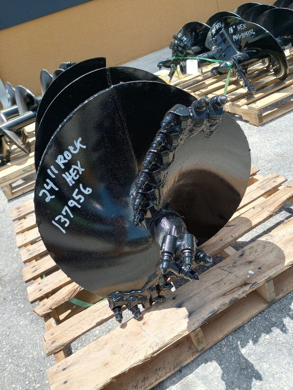 PENGO 24" x 4' SRR ROCK RIPPER AUGER BIT W/2" HEX FITS ALL 2" HEX AUGER DRIVES