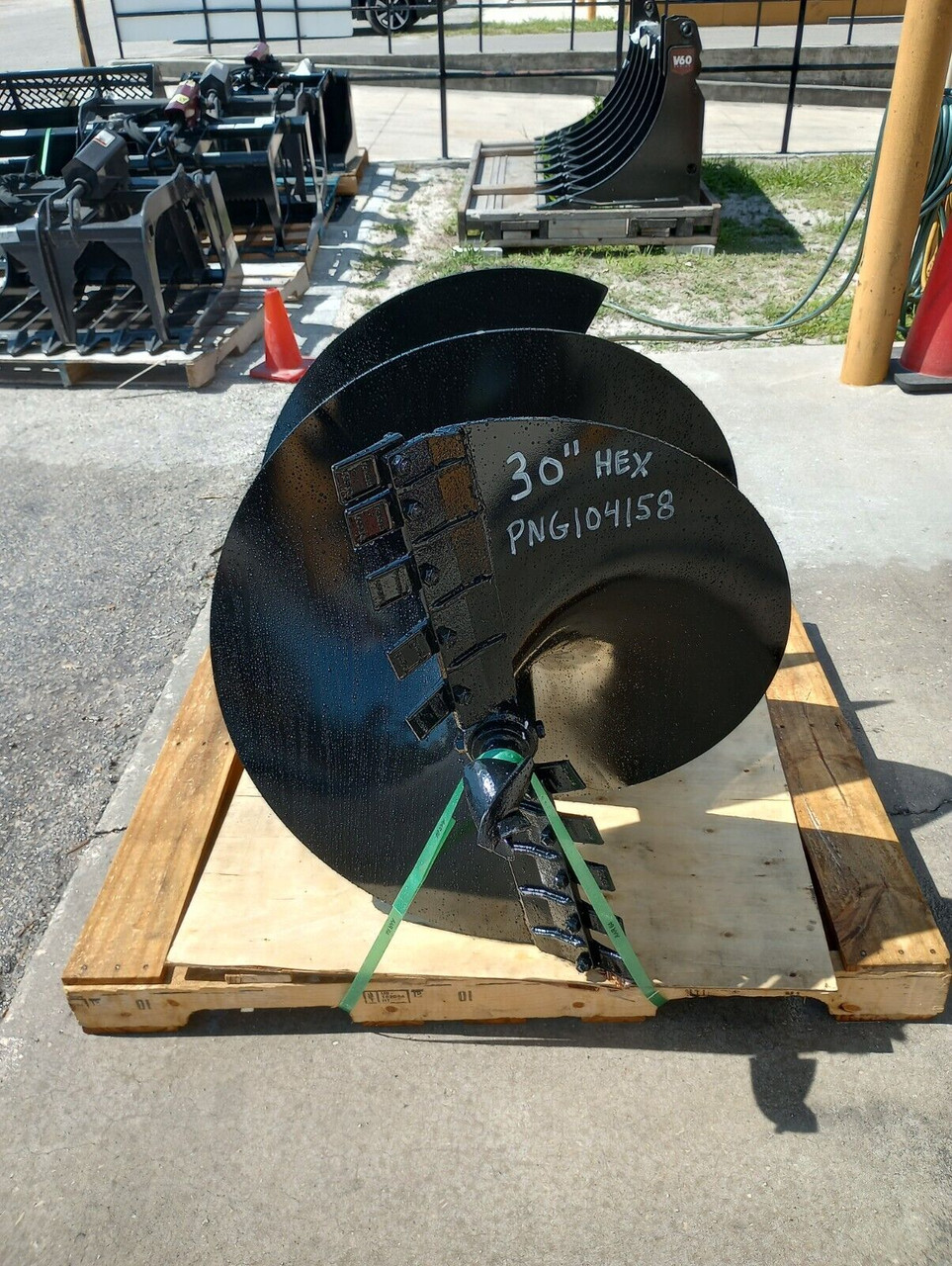 PENGO 30" x 4' HDC AUGER BIT W/2" HEX FITS ALL 2" HEX AUGER DRIVES # PNG104158