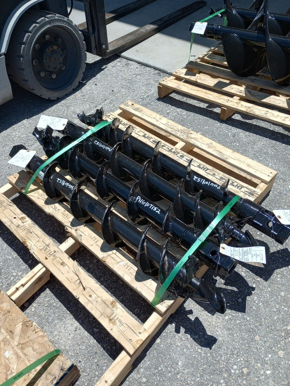 PENGO 6" x 4' HDF DIRT AUGER BIT W/2" HEX FITS ALL 2" HEX AUGER DRIVES