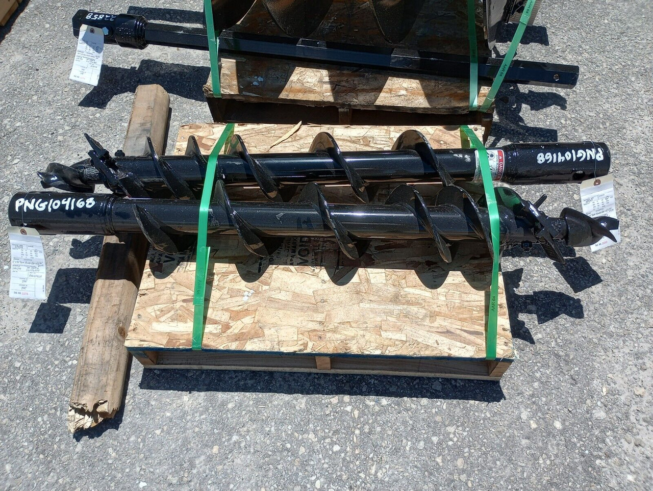 PENGO 6" x 4' HDF DIRT AUGER BIT W/2.56" ROUND FITS ALL 2.56" ROUND AUGER DRIVES