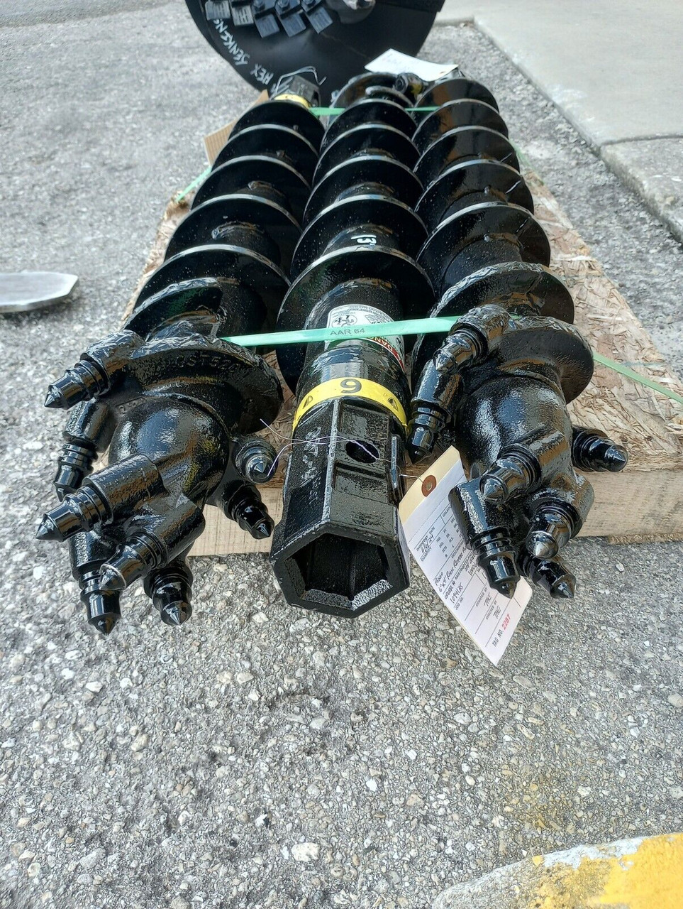 PENGO 6" x 4' SRR ROCK RIPPER AUGER BIT W/2" HEX FITS ALL 2" HEX AUGER DRIVES