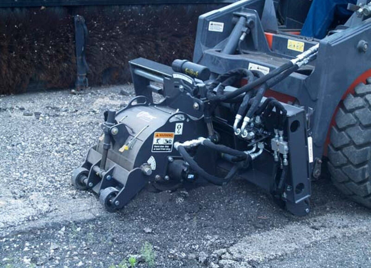 Skid Steer Asphalt Cold Planer by FFC 24" Width,High Flow 28-45 GPM,24" Shift