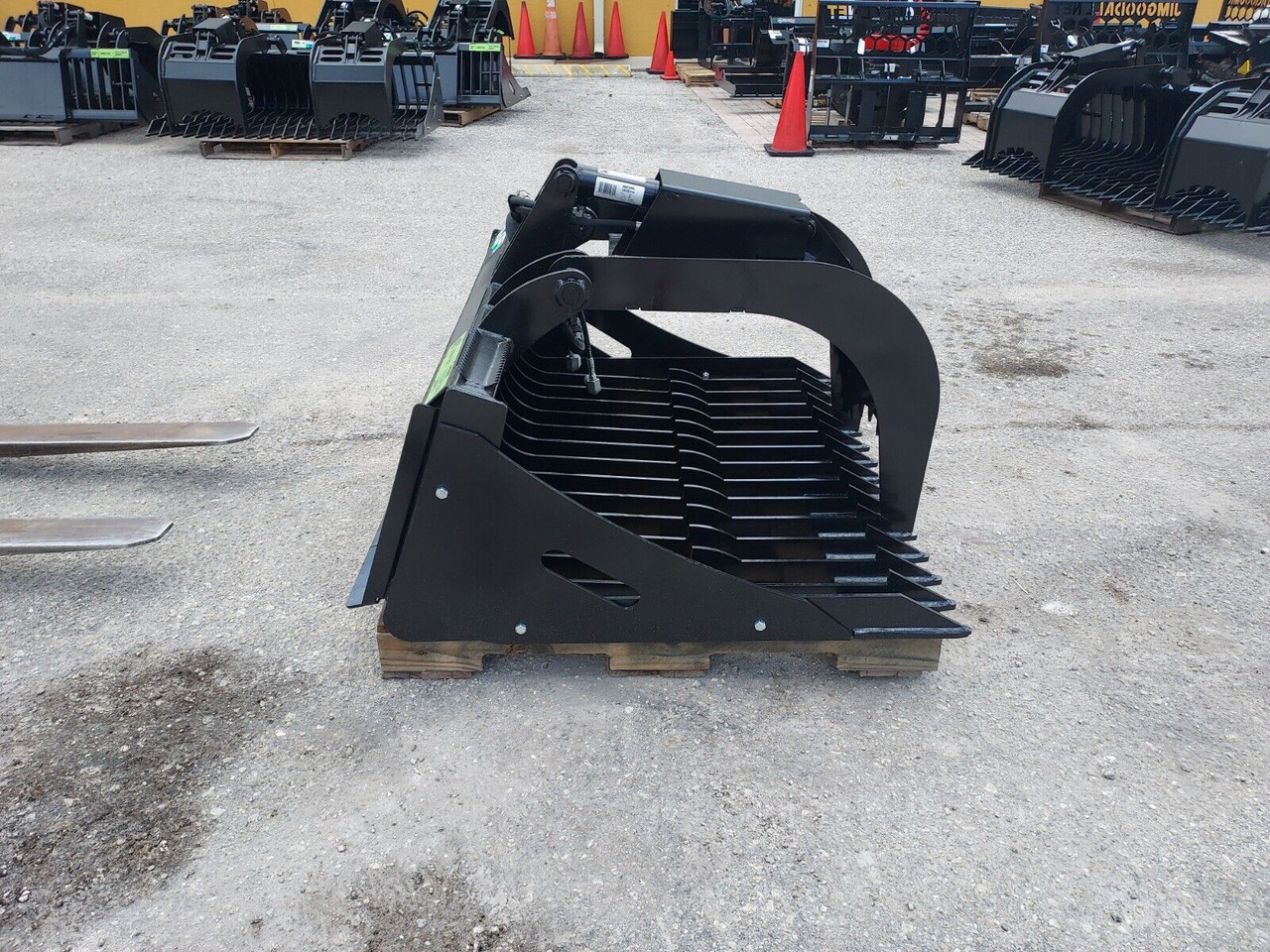 Skid Steer/Tractor 48" HD Grapple,Grade 50 Steel, 3" Spacing Universal Mount,USA