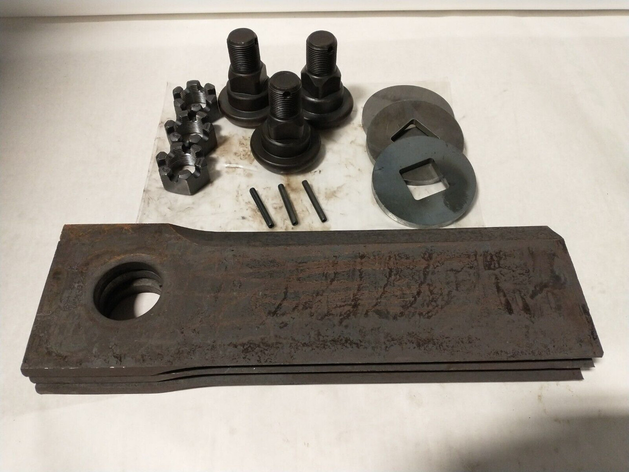 VIRNIG 72" V50 OPEN FRONT ROTARY CUTTER BLADE KIT 3 BLADES & HARDWARE PART OBK72