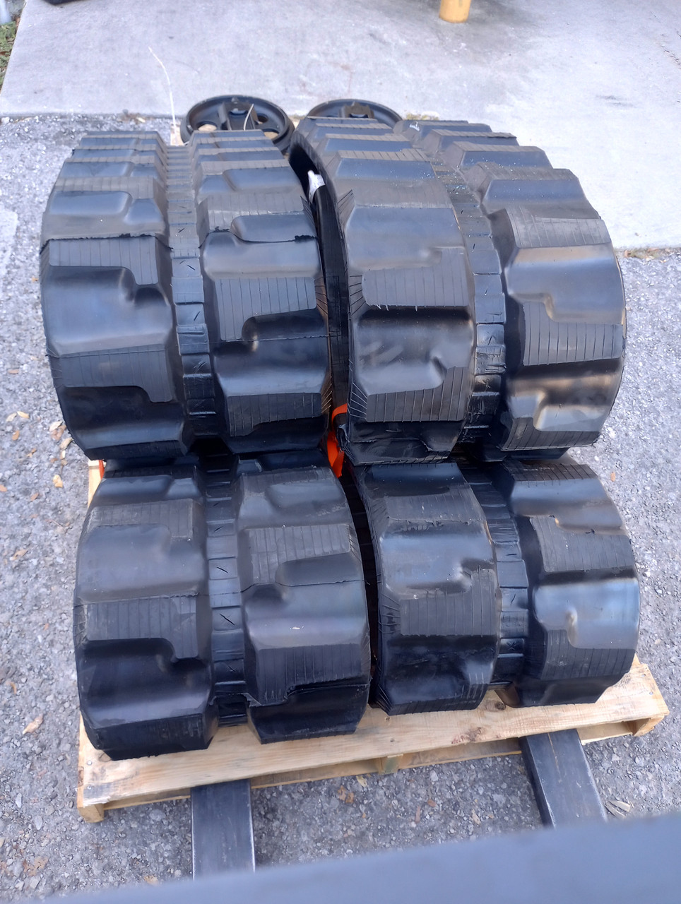 RUBBER TRACKS (SET OF 2) FITS CASE IHI JOHN DEERE KOBELCO KOMATSU TAKEUCHI 400x72.5x74N