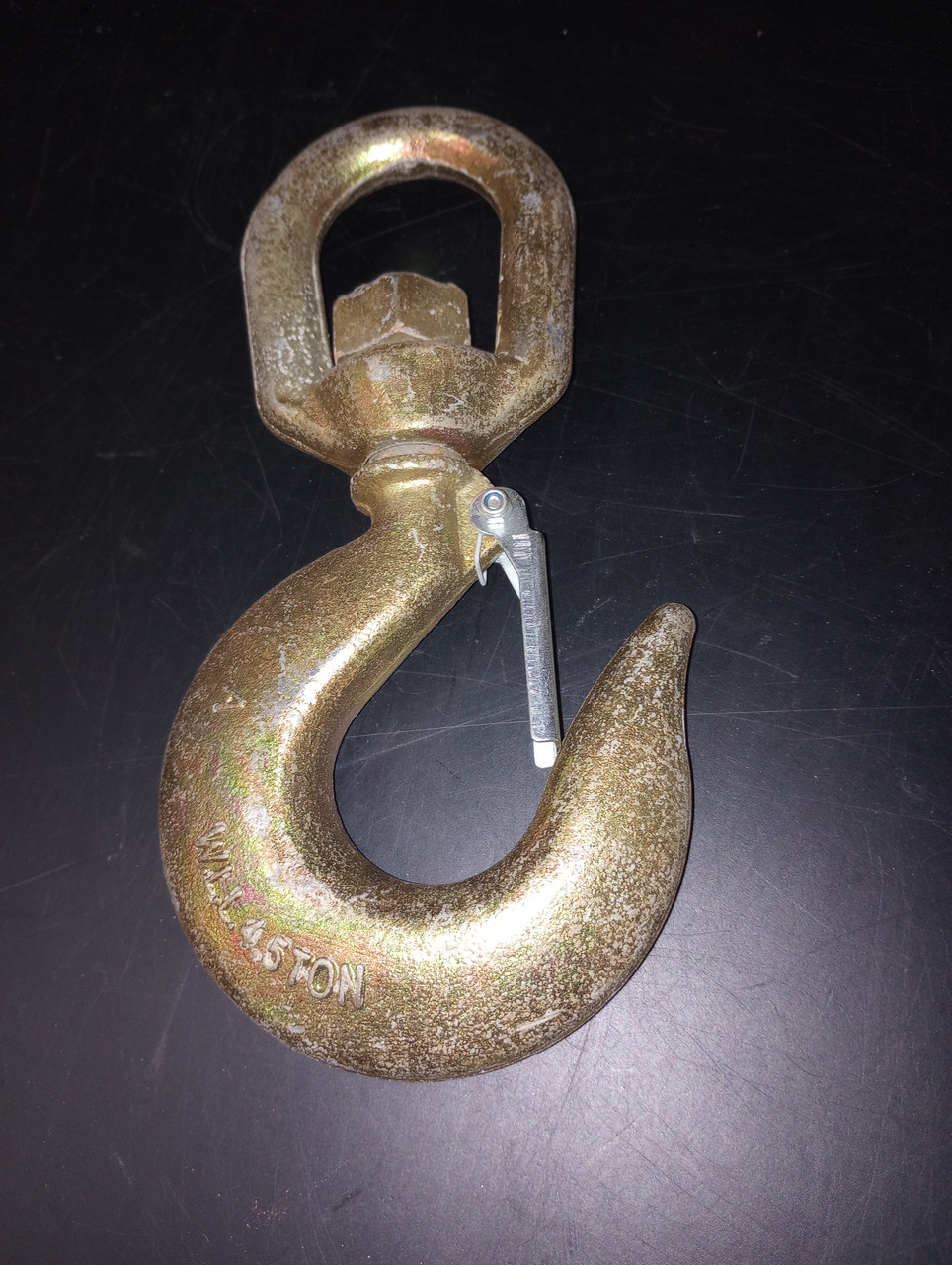 ALLOY SWIVEL HOIST HOOK SIZE 4.5 TON PART # 51104051