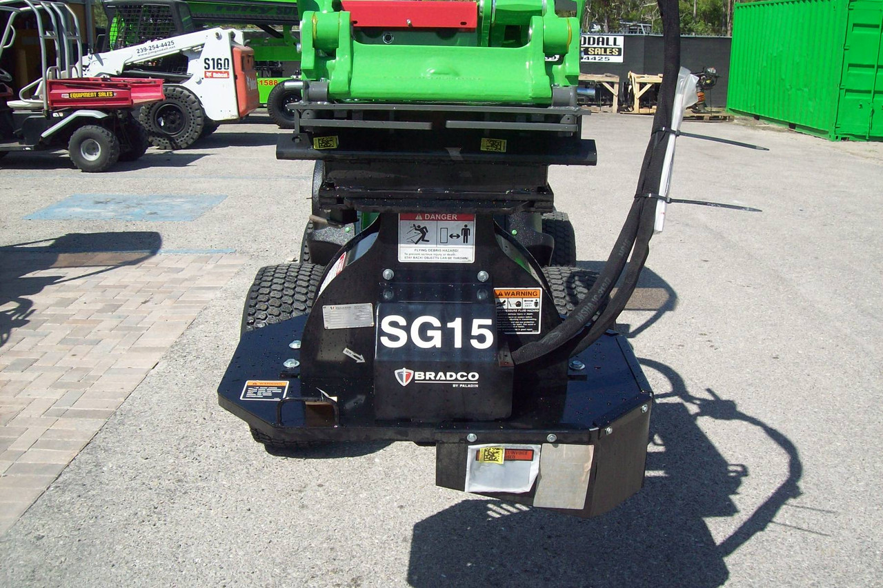 BRADCO SG15 MINI STUMP GRINDER ATTACHMENT FITS TORO VERMEER MOST MINI LOADERS