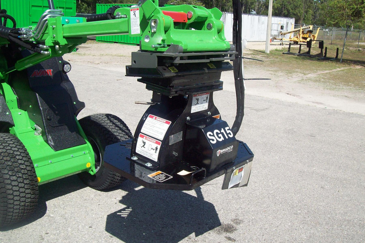 BRADCO SG15 MINI STUMP GRINDER ATTACHMENT FITS TORO VERMEER MOST MINI LOADERS