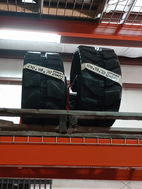 RUBBER TRACKS (SET OF 2) FITS CASE CATERPILLAR JOHN DEERE KUBOTA 230x48x70