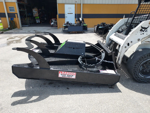 72" Skid Steer Brushcutter by Prime,Direct Drive,Cuts 3" Tree,15-25 GPM Made USA