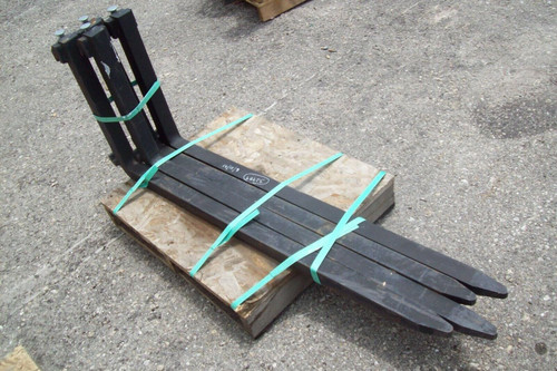 BRADCO BLOCK FORK TINES (4) WILL FIT MOST PALLET FORK FRAMES TINES ONLY