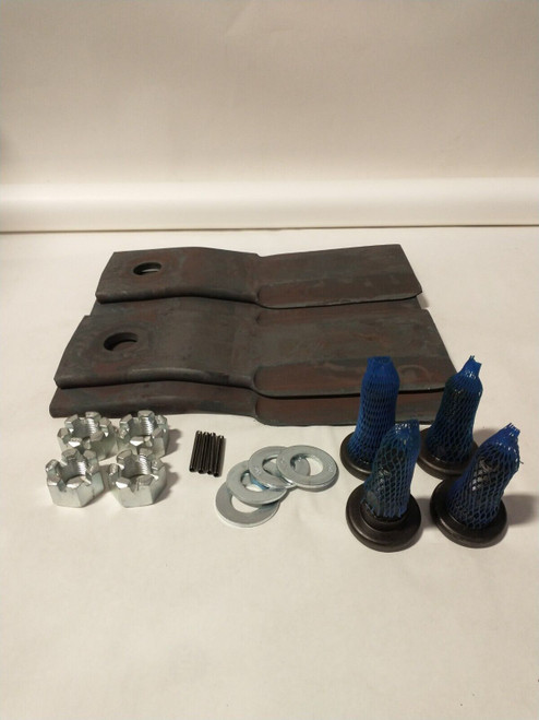 BRADCO GROUND SHARK MID FLOW 72" GSE MODEL 4 DOUBLE-BEVEL BLADES W/HARDWARE