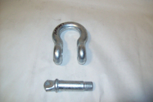 CLEVIS GALVANIZED STEEL SHACKLE W/ SCREW PIN 3/4" - 38,000 LB. TENSILE STRENGTH