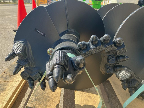DIGGA 18" x 4' ROCK RIPPER AUGER BIT W/2" HEX FITS ALL 2" HEX AUGER DRIVES