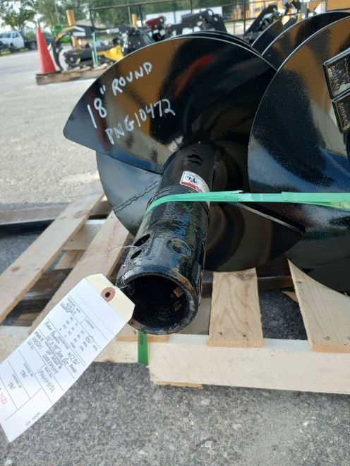 18" x 4' HDF AUGER BIT W/2.56" ROUND FITS ALL 2.56" ROUND AUGER DRIVES PNG104172