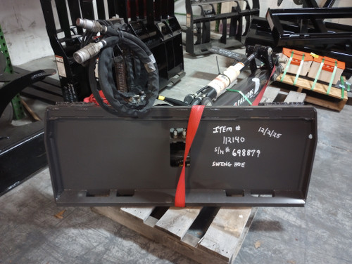 BRADCO SWING HOE FOR SKID STEER 18" BUCKET DIGS 6' 12 VOLT CONTROL BOX FOR SWING