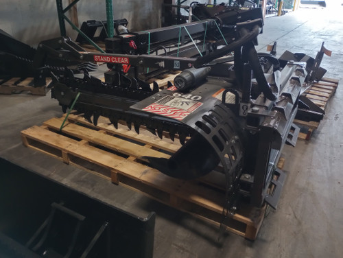 BRADCO 640 HD TRENCHER ATTACHMENT FOR LARGE SKID STEER 48"DEPTH 70/30 TEETH