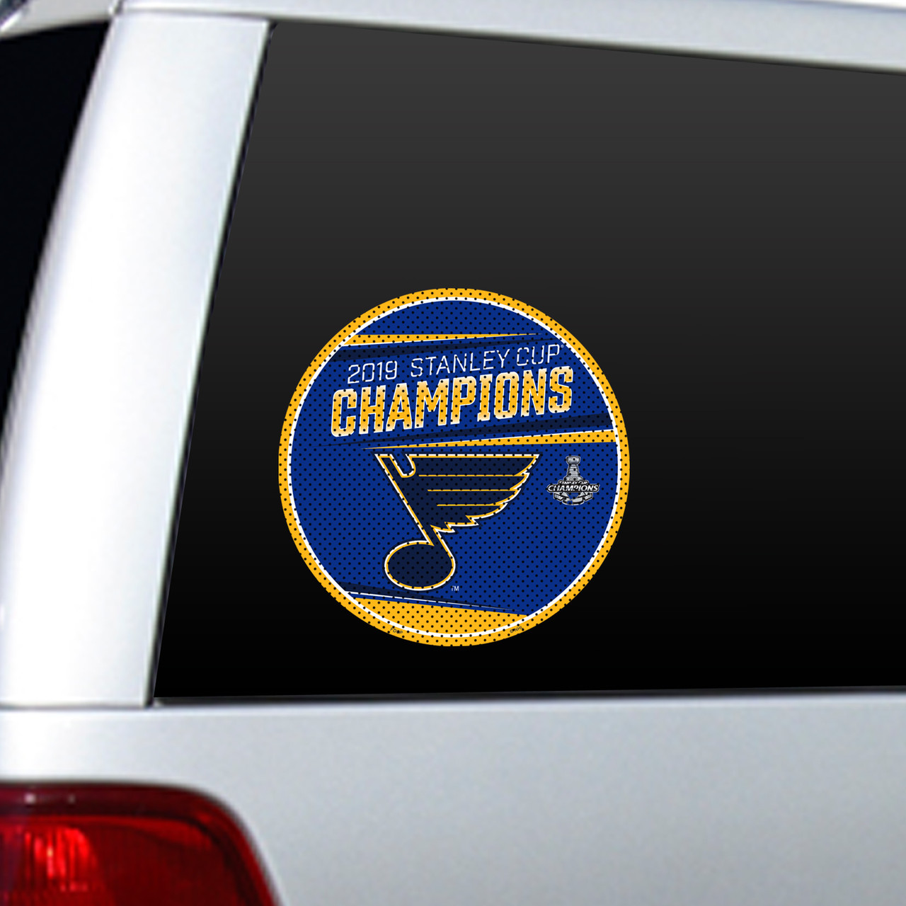 St. Louis Blues 2019 Stanley Cup Champions Large Window Cling - St. Louis  Post Dispatch