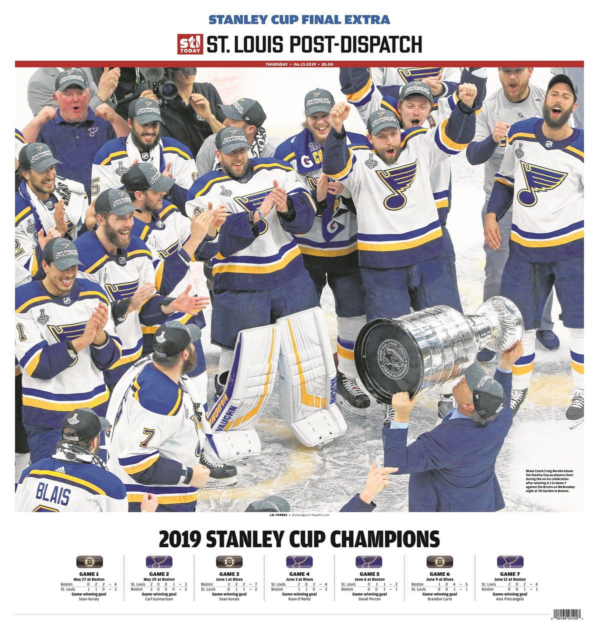 Glorious! The St. Louis Blues' Historic Quest for the 2019 Stanley Cup - St.  Louis Post Dispatch