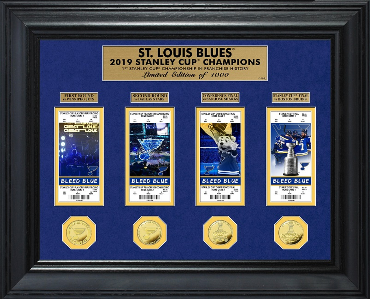 St. Louis Blues Money Clip (14k Yellow Gold)