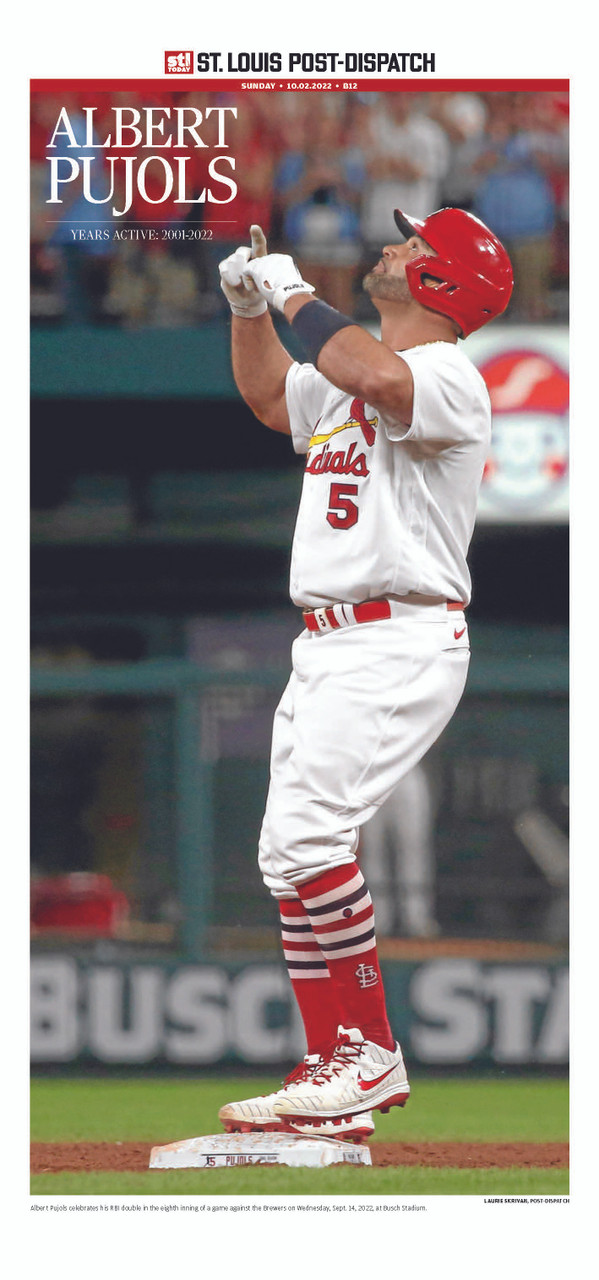 St. Louis Cardinals Albert Pujols Sports Illustrated Cover Poster