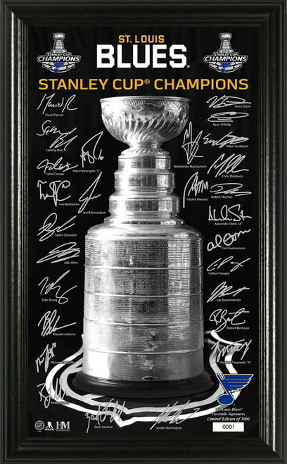 St. Louis Blues 2019 Stanley Cup Champions Signature Trophy
