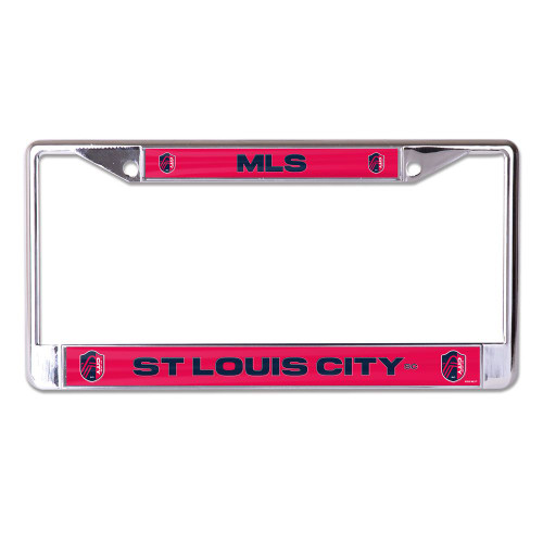 The product features a chrome frame with acrylic inserts. Decorated in the USA. Officially licensed.