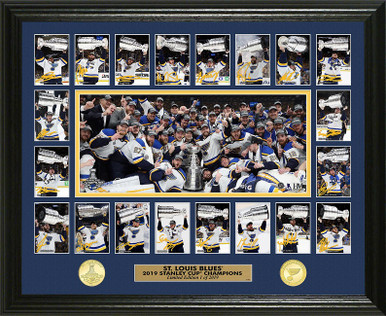 St Louis Blue 2019 Stanley Cup Champions Six Leather Coaster 