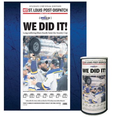 We Did It St Louis Post Dispatch Front Page Jigsaw Puzzle St