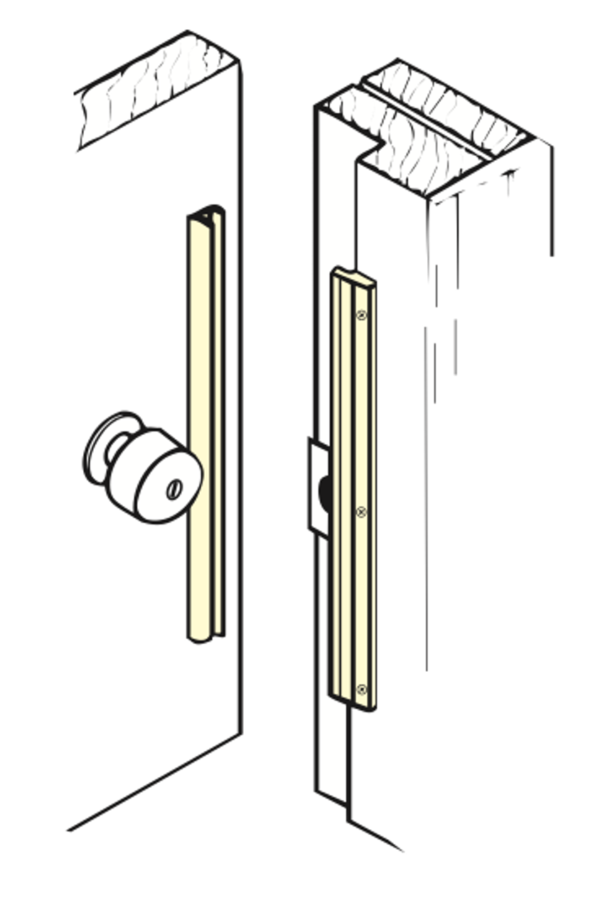 Don Jo Ilp 206 Ilp 212 Latch Protector For Inswinging Doors E D Locks Security Llc