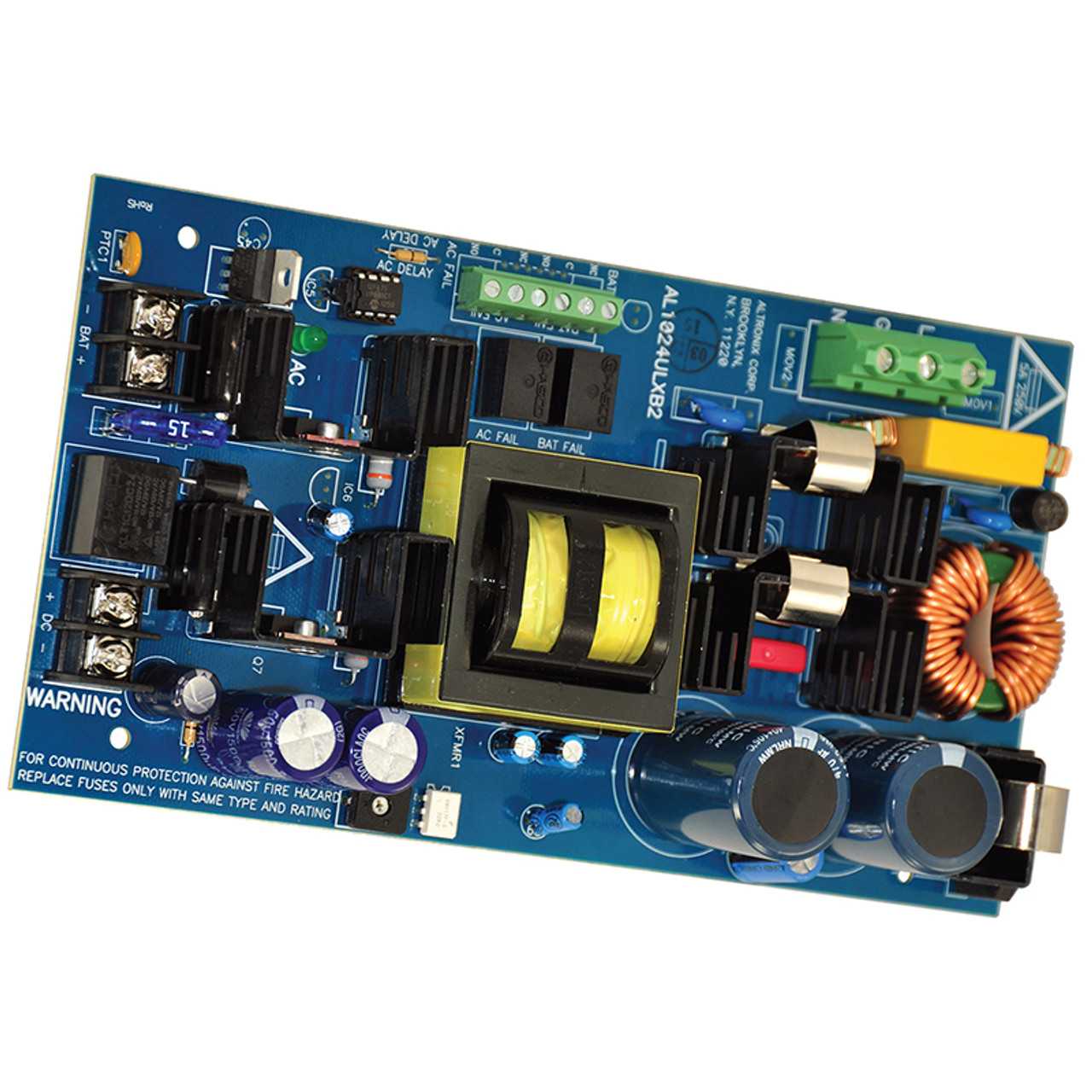 Altronix AL1024ULXB2 Power Supply Board 24VAC, 40VA from UL Listed
