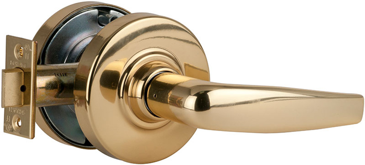 Schlage ND10S-SPA-606 Satin Brass Sparta Passage Lever