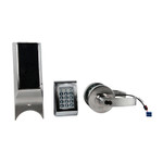 Sargent 2860-KP10G77 LL 26D 10-Line Cylindrical Keypad Lock Storeroom L-Rose L-Lever LFIC Prep Less Core