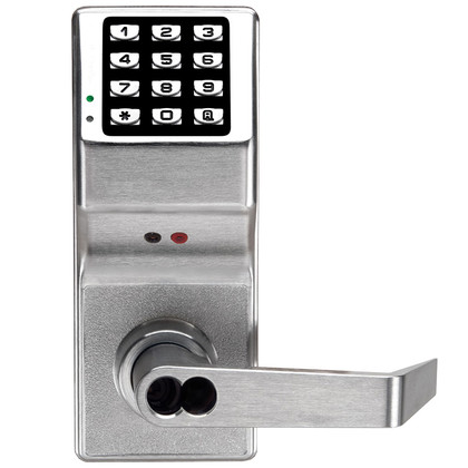 Alarm Lock DL2875IC US26D Pushbutton Cylindrical Lock Weatherproof ...