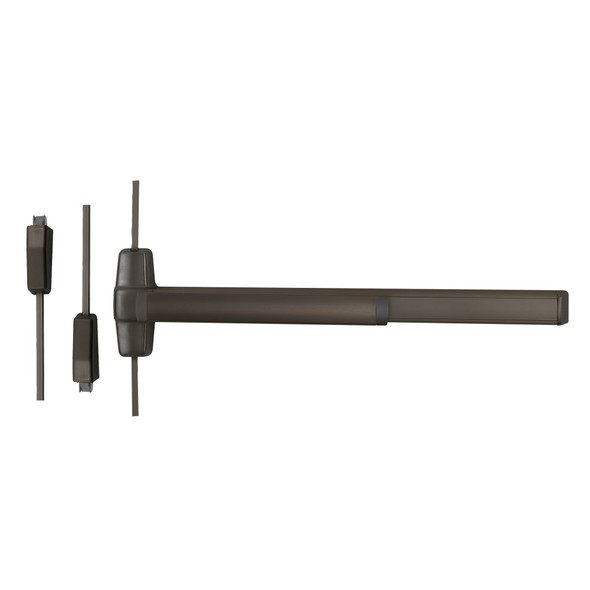 Von Duprin RX9827L-07-F 3 643E RHR Surface Vertical Rod Exit Device