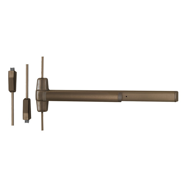 Von Duprin RX9827L-NL-05 3 US10B RHR Surface Vertical Rod Exit Device