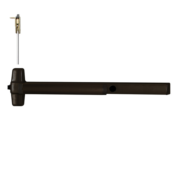 Von Duprin CD9847EO 4 313 LBR Concealed Vertical Rod Exit Device