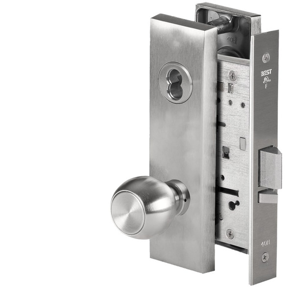 BEST 45H7D4M626 Mortise Lock, Satin Chrome