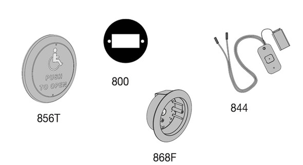 LCN 8310-3856TWF Wireless Activation Plate