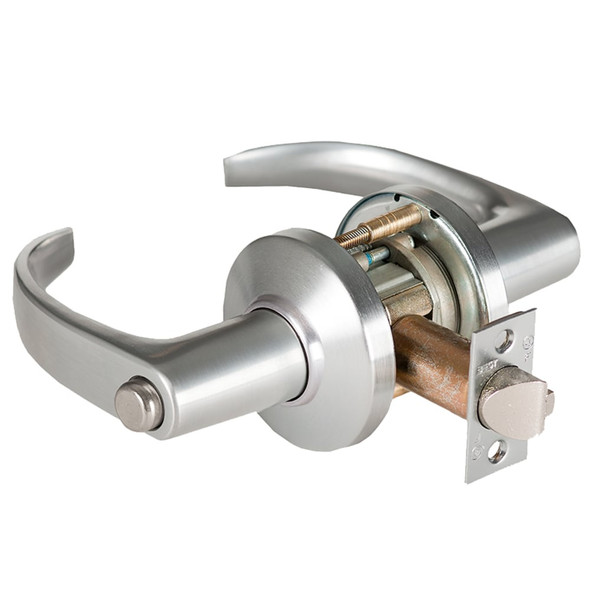 BEST 9K30L14CS3626 Cylindrical Lock, Satin Chrome