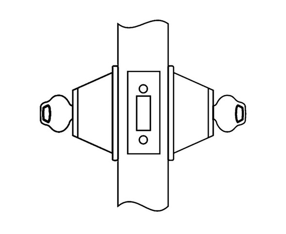 DL3012 626 B238 Corbin Russwin Deadlock